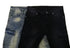 Fashion Skinny Men's Jeans Slim Mid Waisted Denim Straight Pants